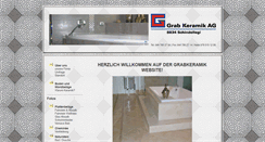 Desktop Screenshot of grabkeramik.ch